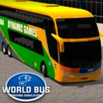 skins world bus driving simulator android application logo